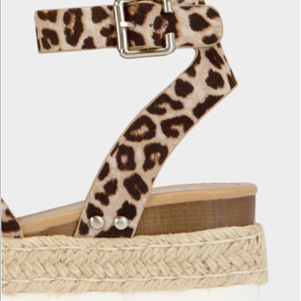 NEW ARRIVALS LADIES LEOPARD PLATFORM ESPADRILLE - Picture 5 of 9